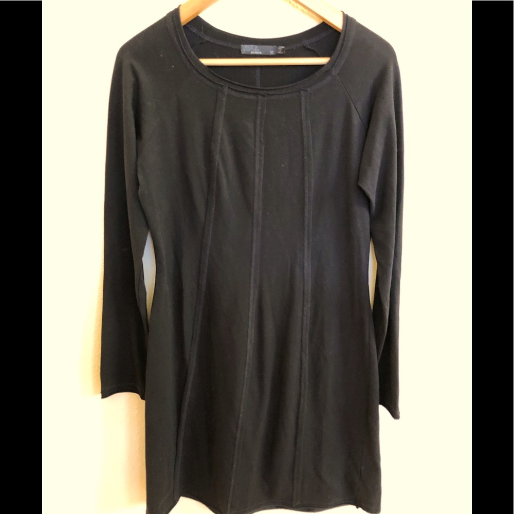 prAna long sleeve black dress